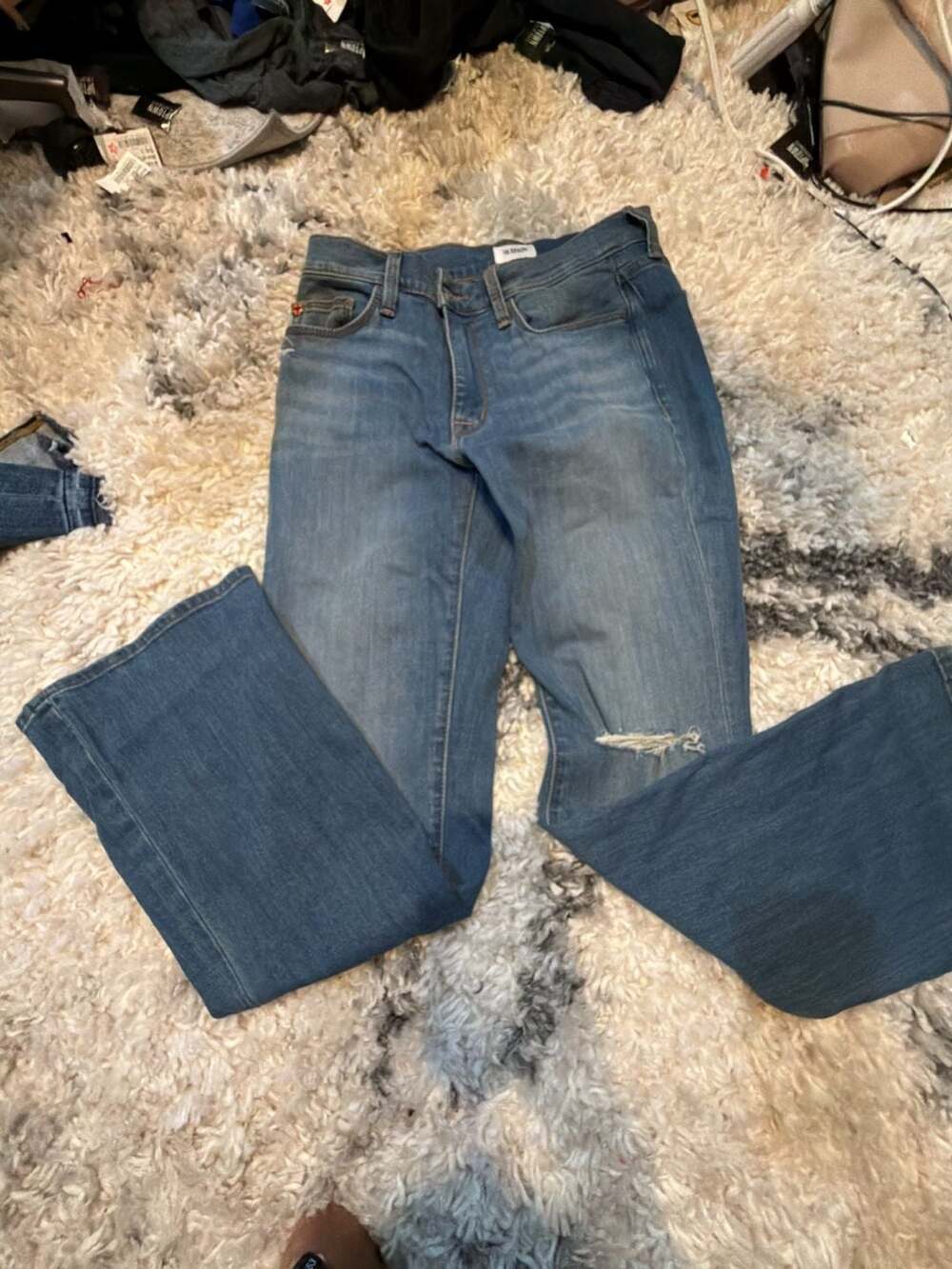 Hudson Natalie Mid-Rise Bootcut Jeans Size 27
